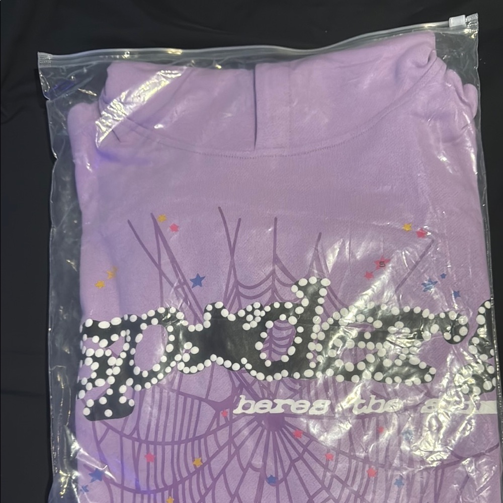 Vibrant Purple Graphic Hoodie